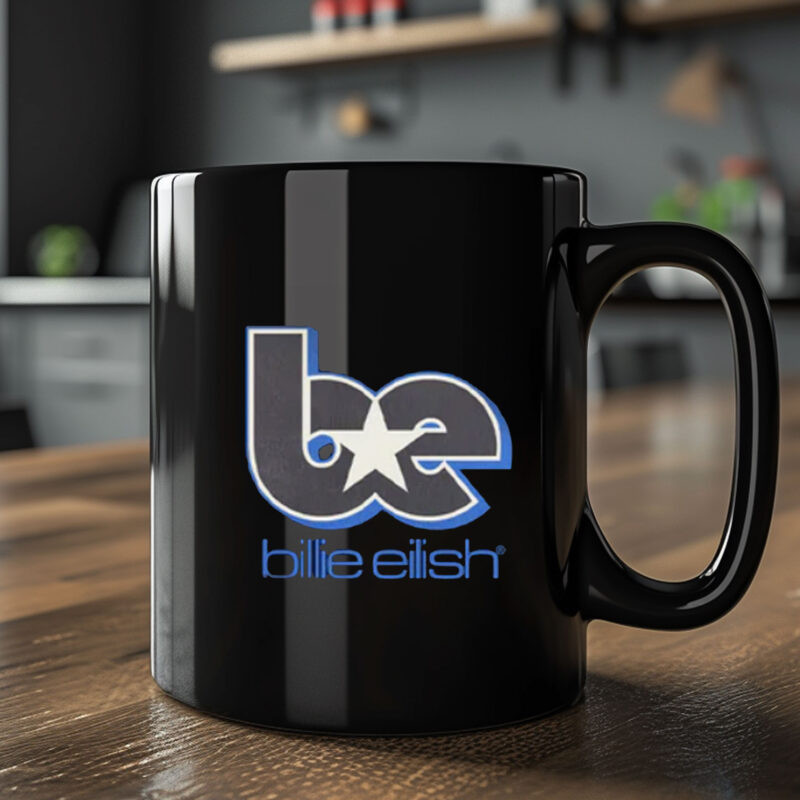 BILLIE EILISH BE CONTRAST LETTUCE EDGE MUG COFFEE