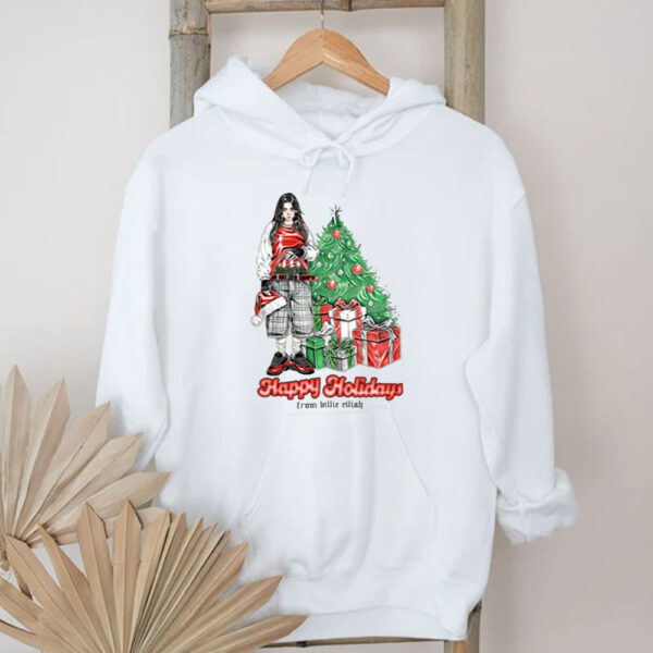 BILLIE EILISH HAPPY HOLIDAYS T-SHIRT