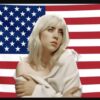 Billie Eilish American Flag Tapestry