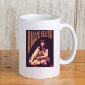 Billie Eilish Graphic Trendy Women's Canvas Mug Coffee