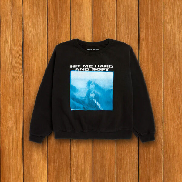 Billie Underwater Black Crewneck Sweatshirt